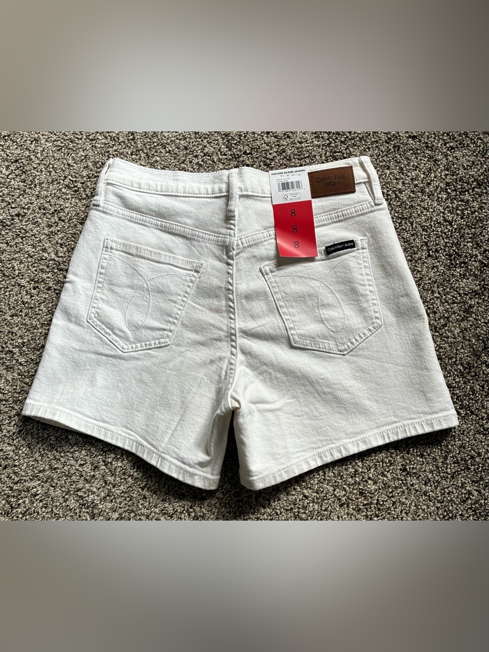 🎉 4/$25 NWT Calvin Klein White Denim Jean Shorts